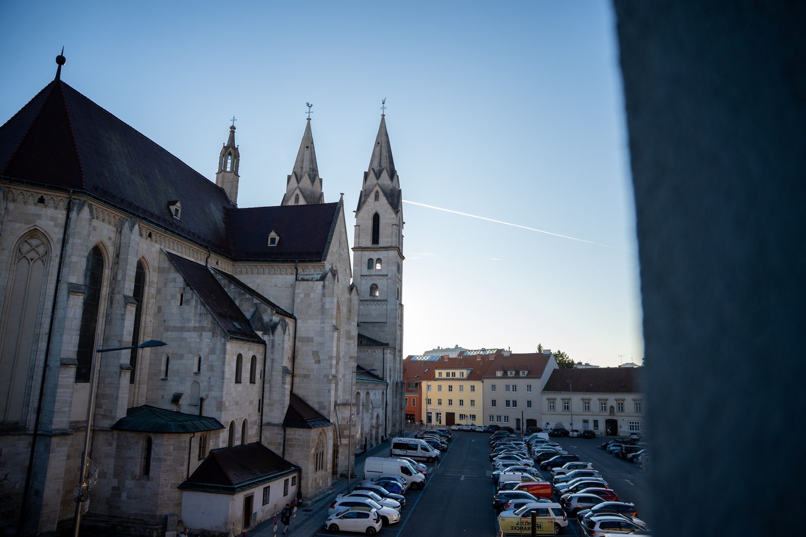 Blick aus dem TownHouse in Wiener Neustadt
